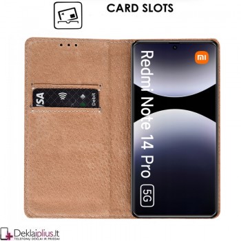 Telone grynos odos dėklas - juodas (Xiaomi Redmi Note 14 Pro 4G) Telone grynos odos dėklas - juodas (Xiaomi Redmi Note 14 Pro 4G)